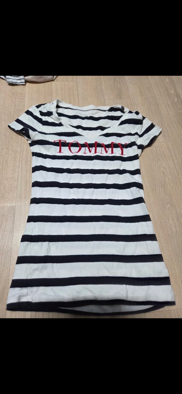 타미힐피거 스트라이프 반팔티 상품이미지1