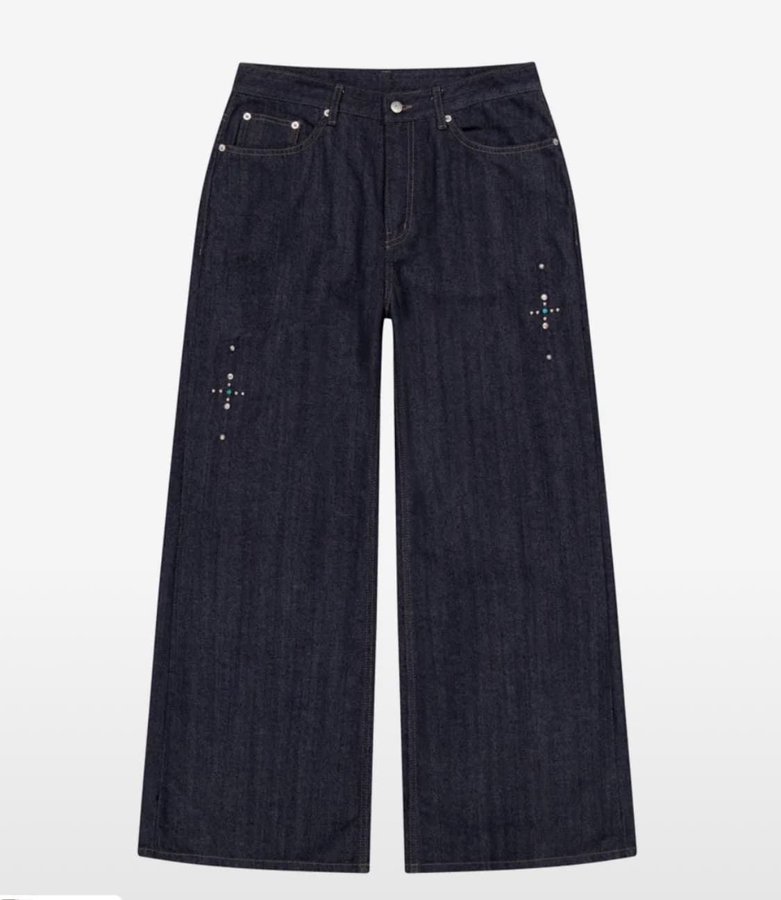 AAKAM WesternStuddedDenimPants(DarkBlue) 상품이미지1