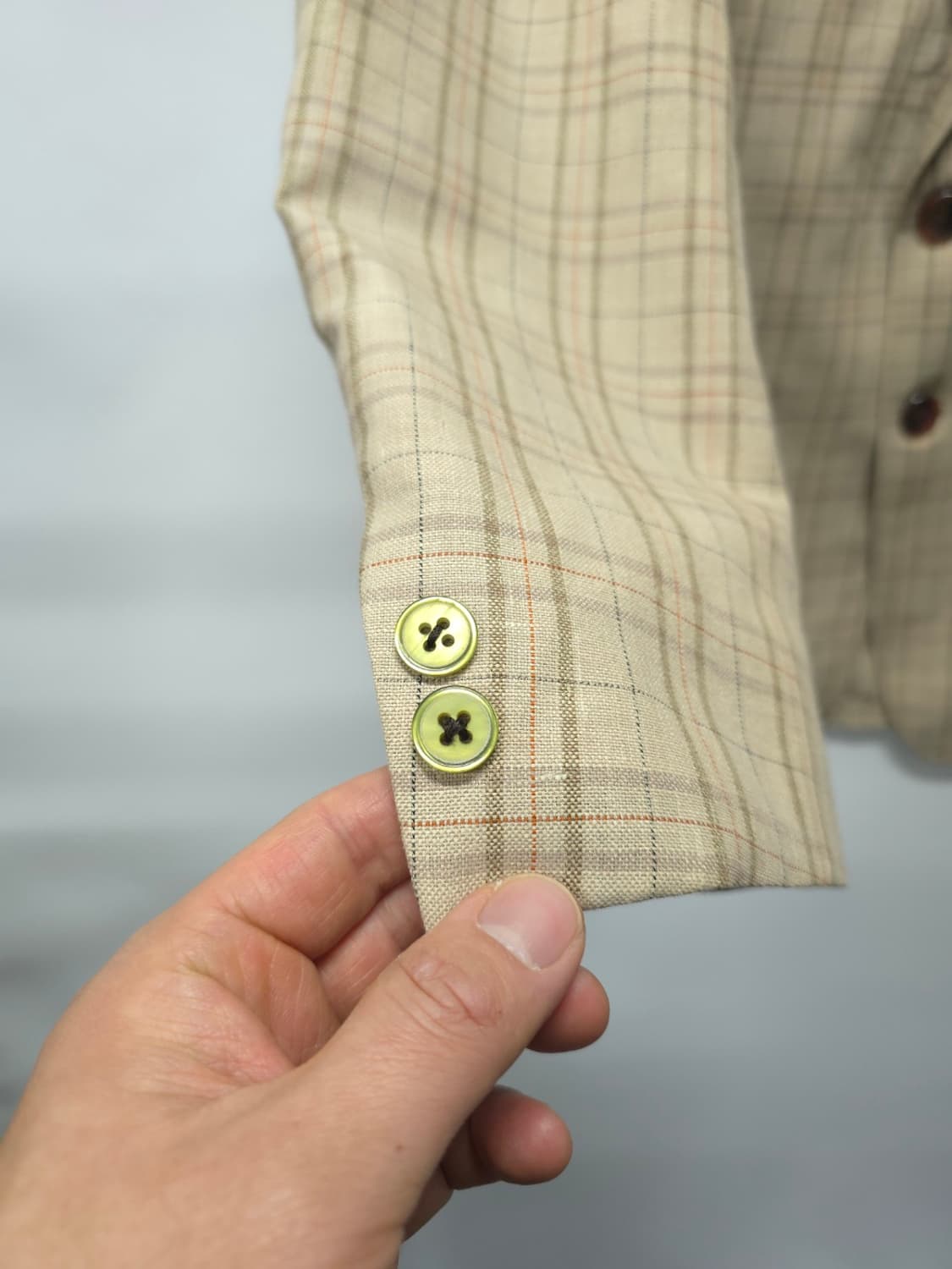 닥스런던 여성 90's 영국제 린넨혼방 오버핏 자켓 (66~77) 상품이미지5