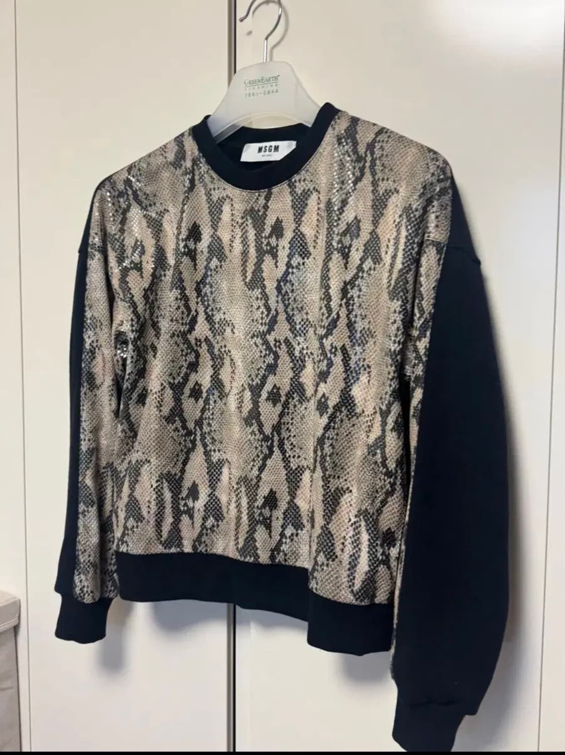 (택포) msgm 여성 맨투맨  XS(한국 S) 상품이미지3