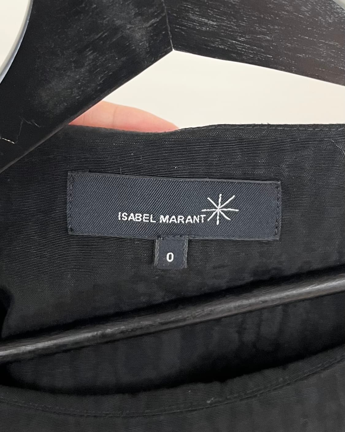 이자벨 마랑 블랙 셔링 비스코스 하프티 상품이미지7