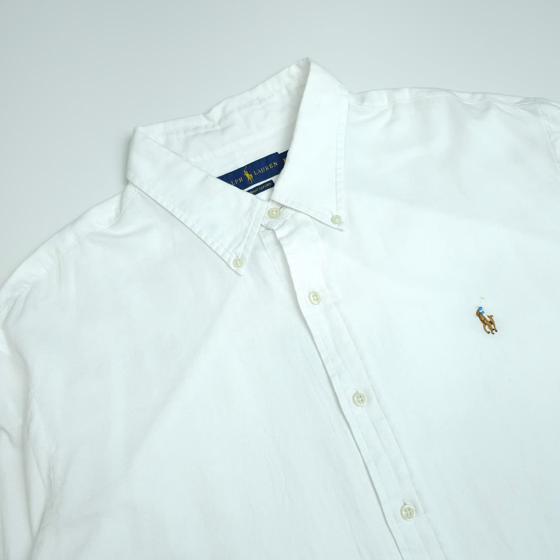 [택포]폴로 신형 샴브레이 화이트 셔츠 상품이미지2