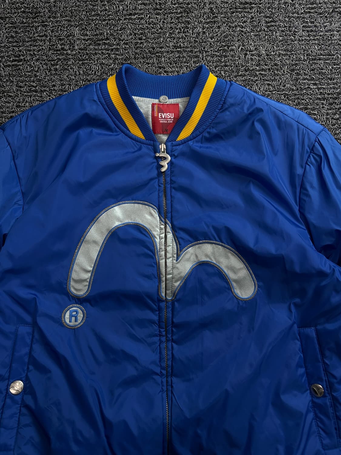 에비수 올드스쿨 빅로고 바시티 자켓 1656 상품이미지1