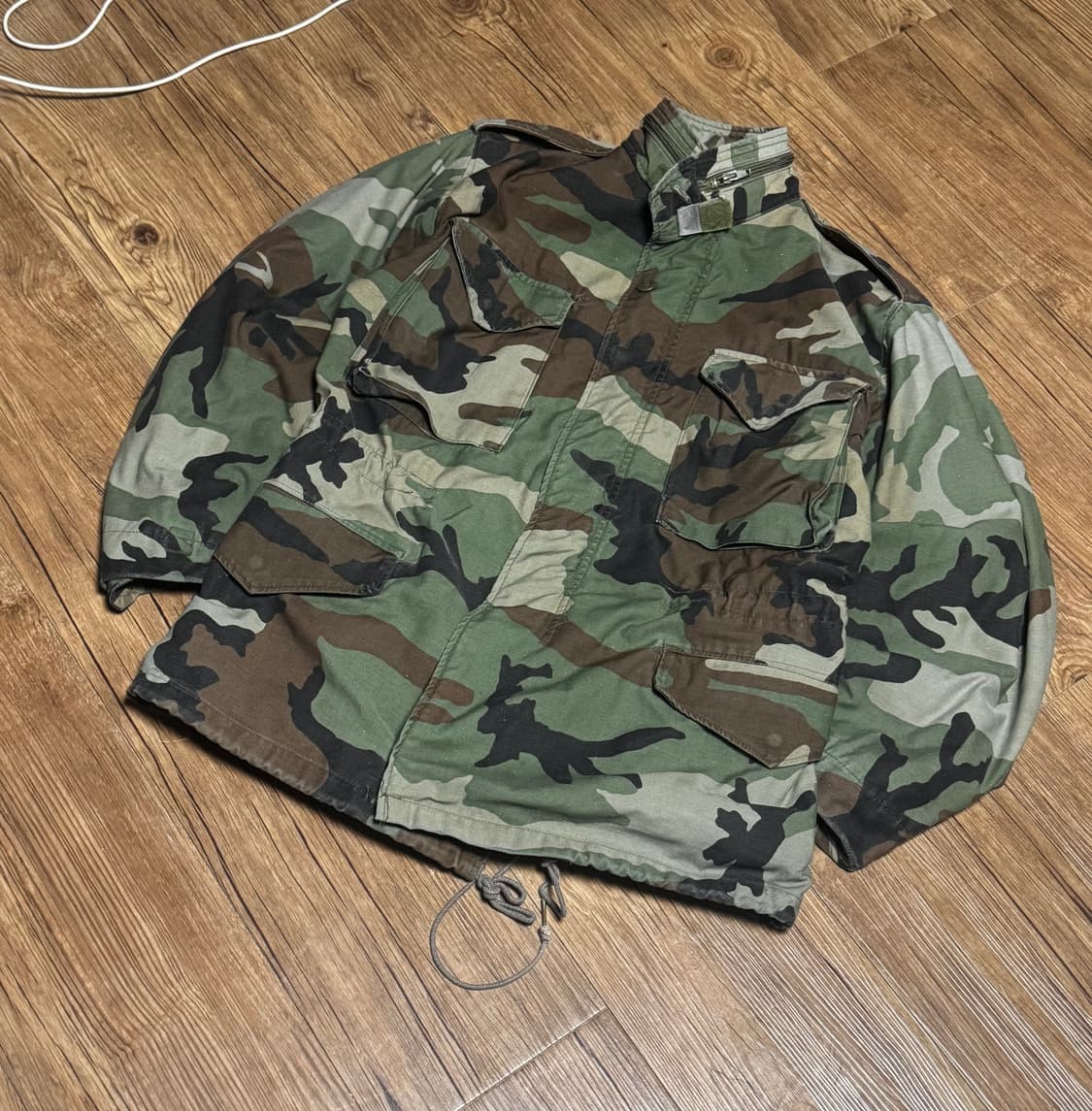 [S] 밀리터리 80s M65 스코빌 우드랜드 필드자켓 상품이미지1