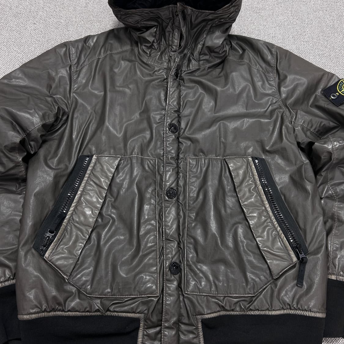 스톤아일랜드 무솔라고마타 플라이트 자켓(L) 상품이미지2