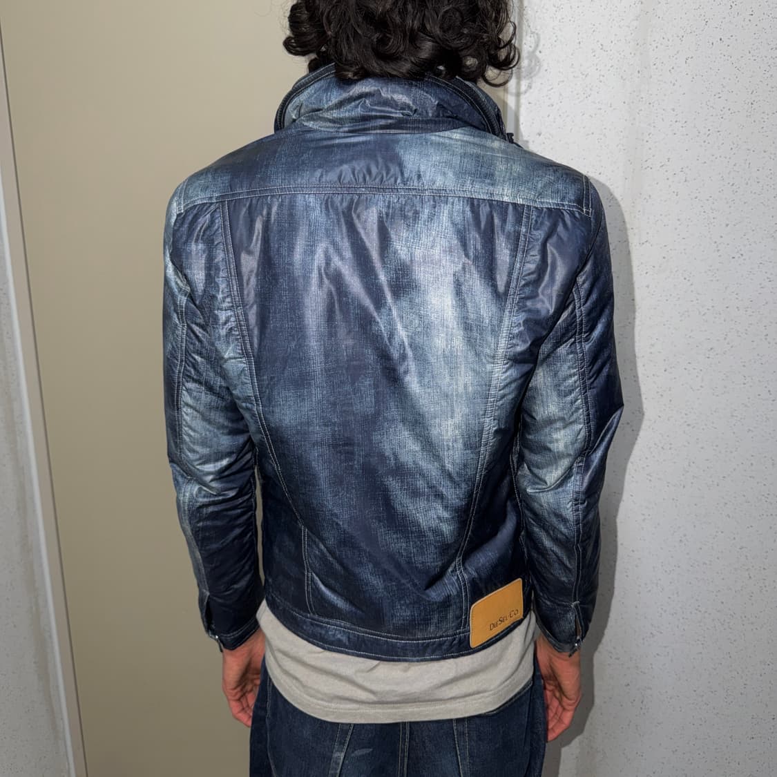 00s 디젤 데님 프린팅 자켓 상품이미지3