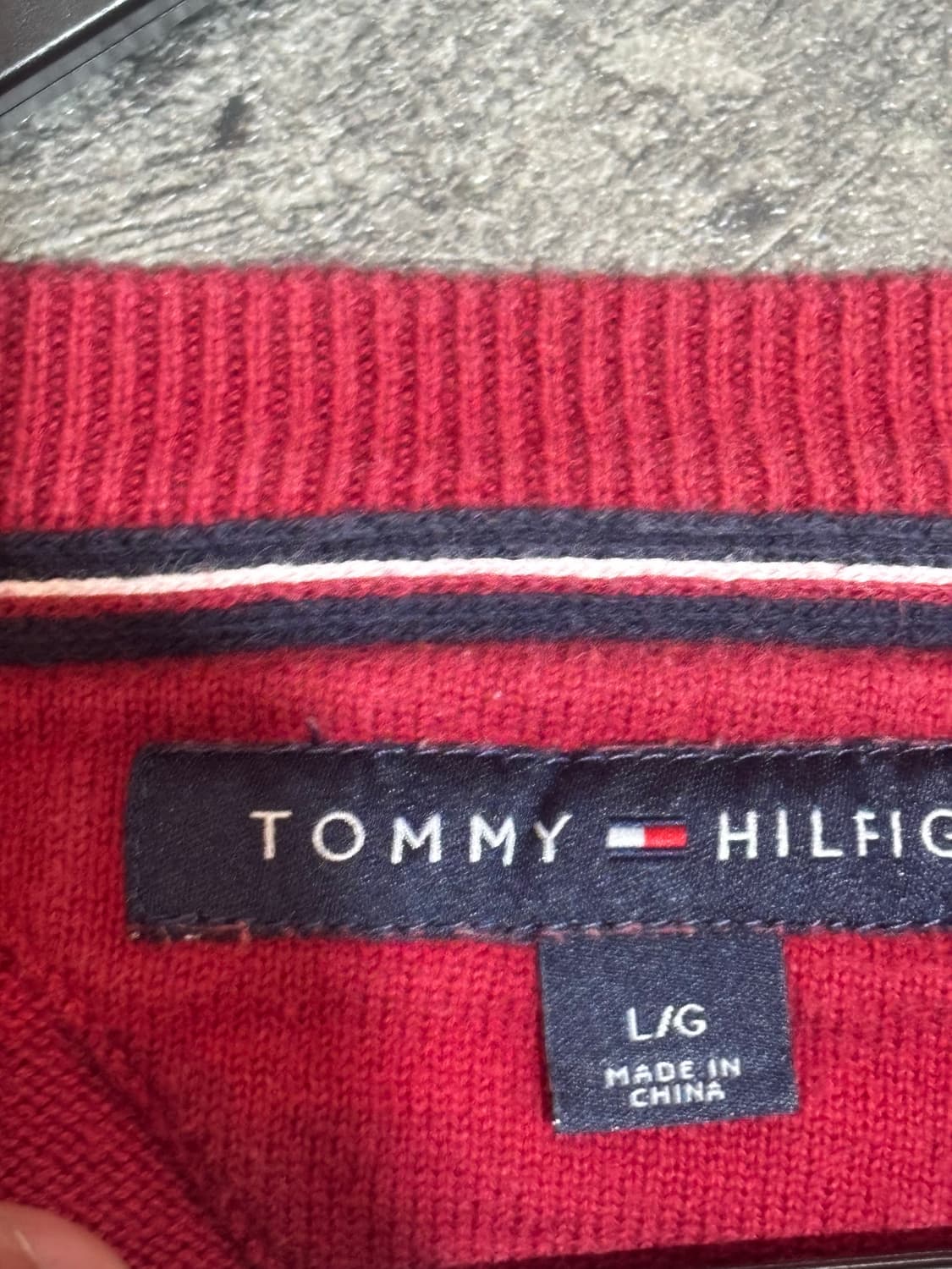 타미힐피거 니트 100 상품이미지5