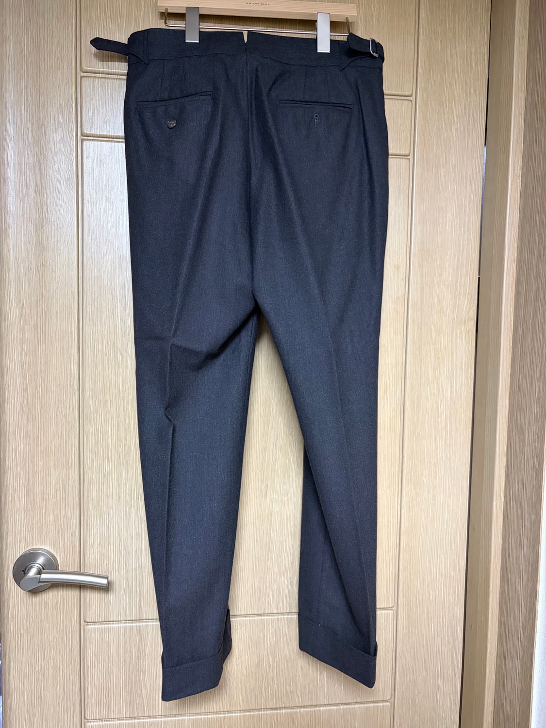 부기홀리데이 테일러드 핏 트라우저 울 팬츠 차콜 상품이미지7