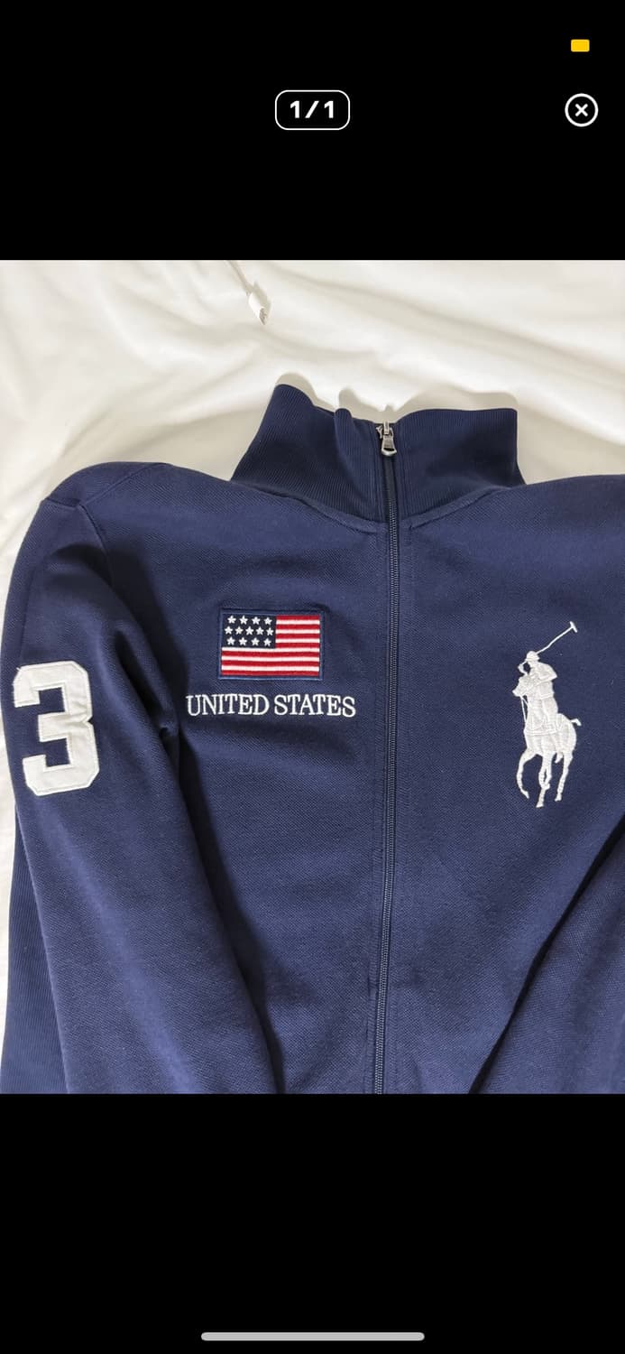 폴로 성조기 집업 상품이미지1