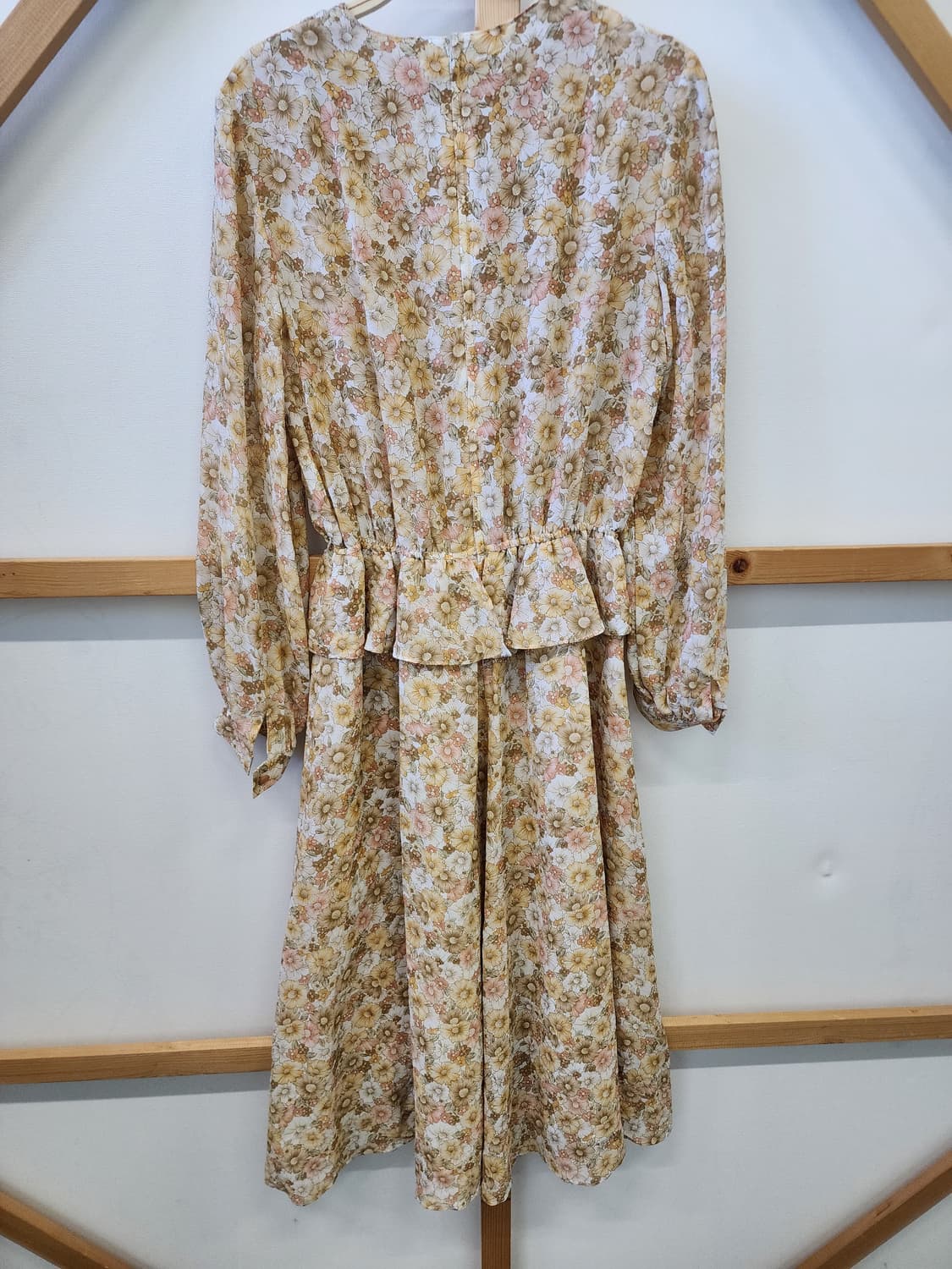 일본빈티지 플라워 패턴 원피스 상품이미지4