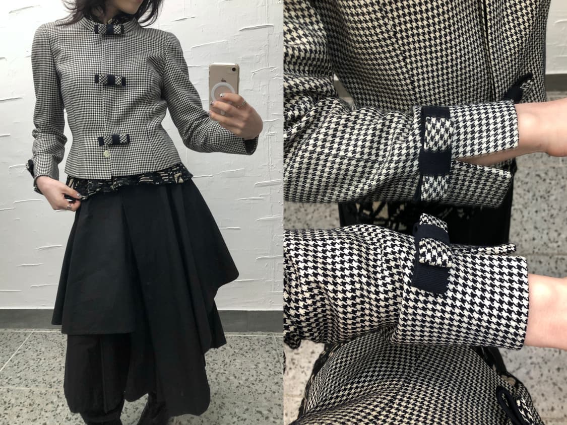 Ribbon button jacket 상품이미지1