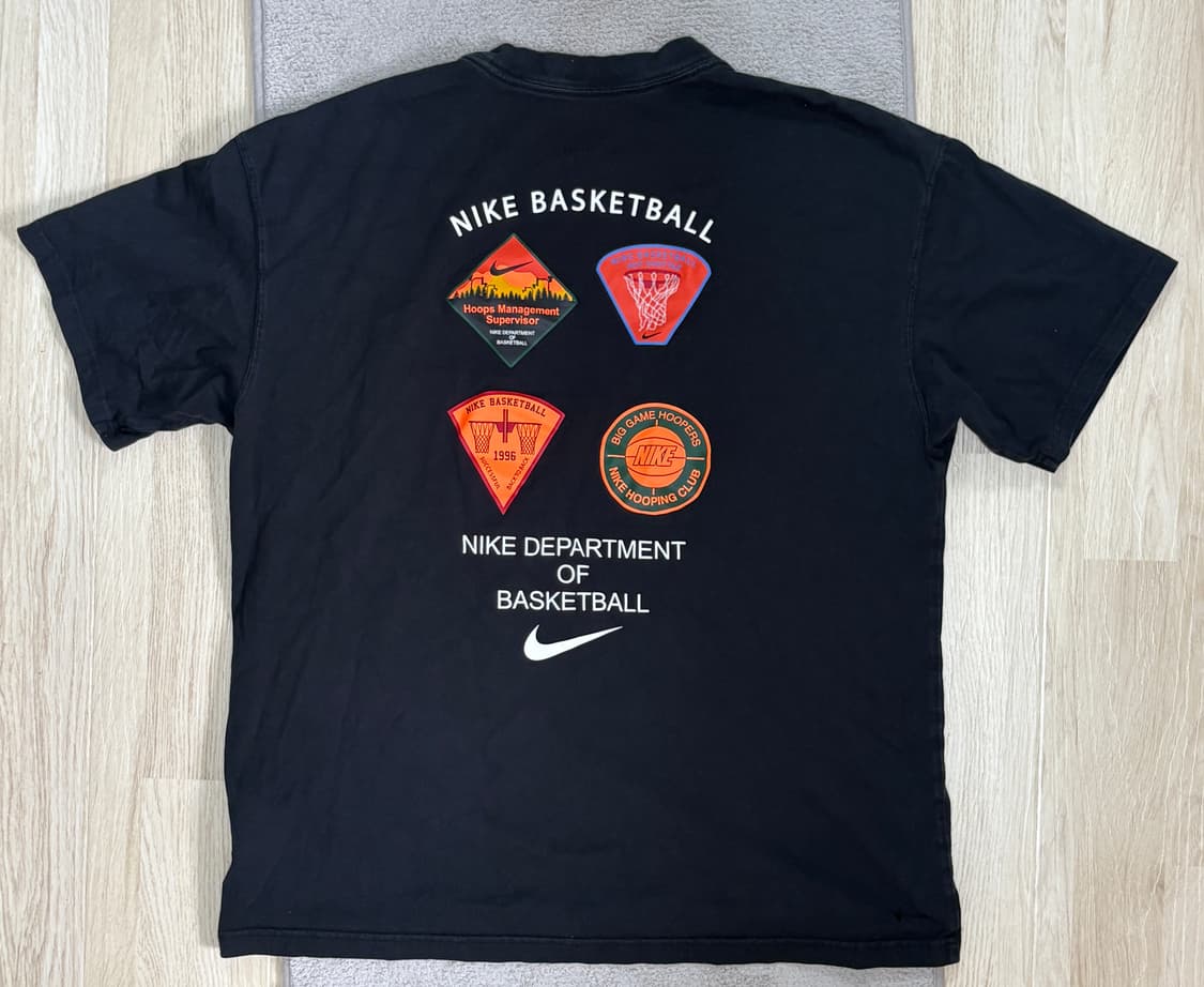 [S급] 🏀나이키 MaX 90 농구 반팔티 블랙 XL 상품이미지1