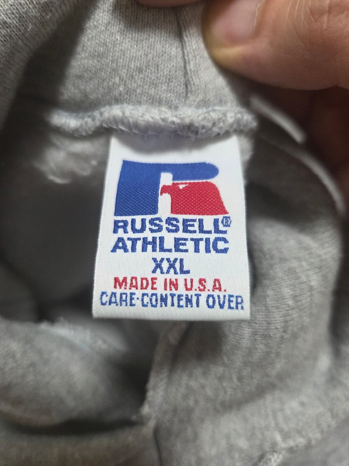 러셀 XXL 그레이 후드 상품이미지2