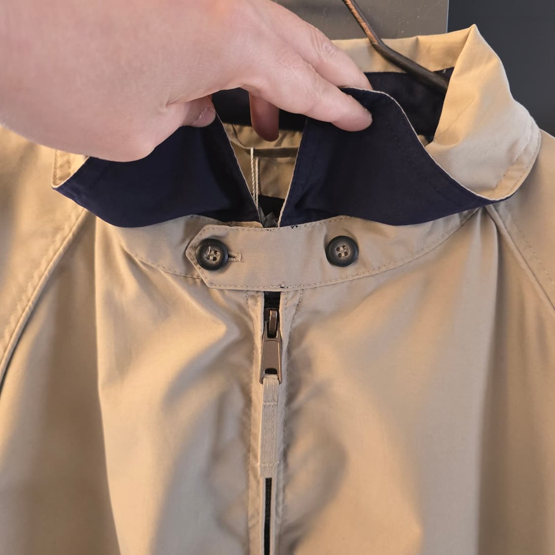  우드레이크 빈티지 블루종 자켓 베이지 상품이미지4