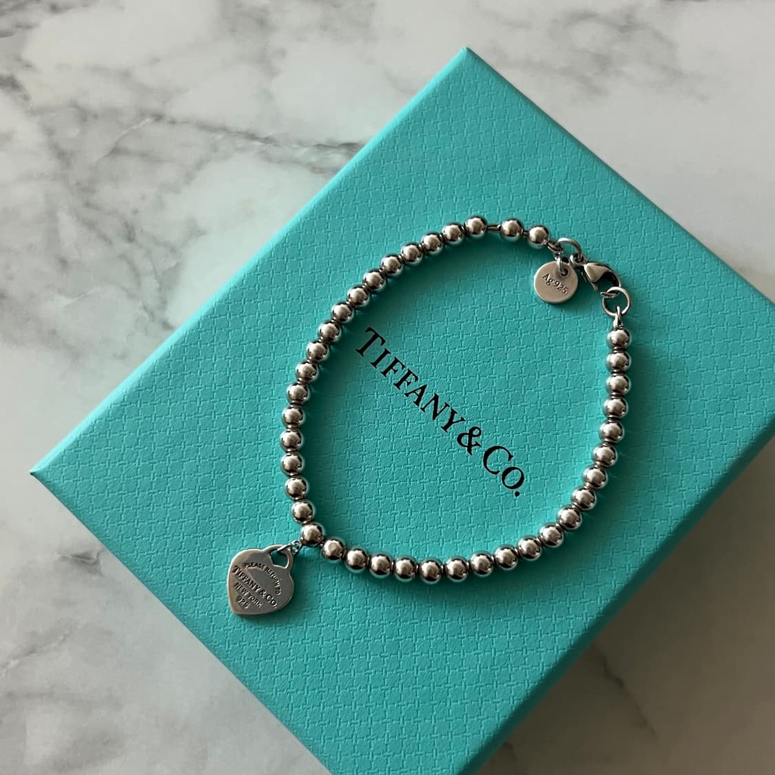 티파니앤코 리턴투 하트 태그 비드 팔찌 스몰 상품이미지2