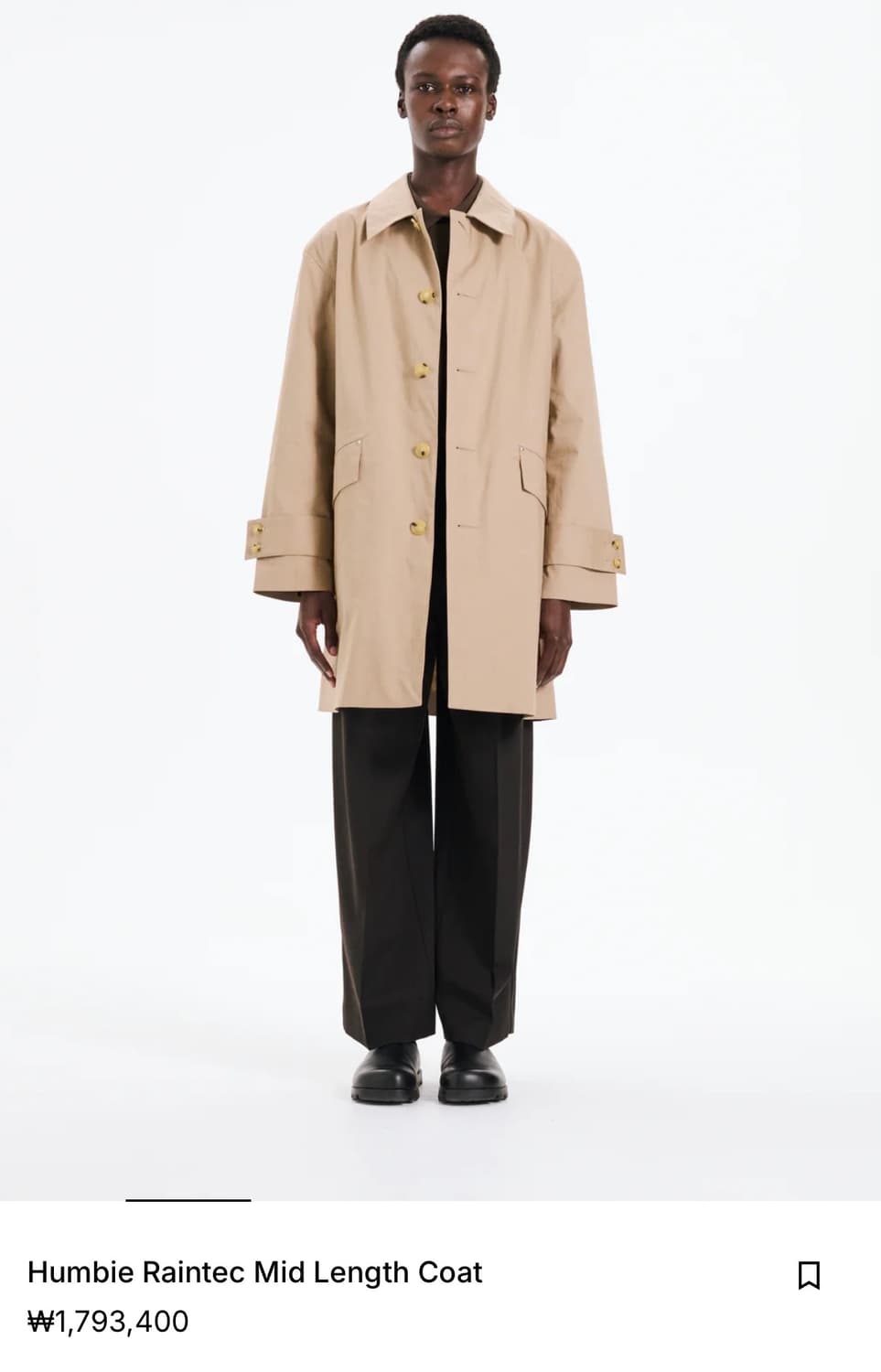 매킨토시 험비 gts 미드코트 40size 상품이미지1