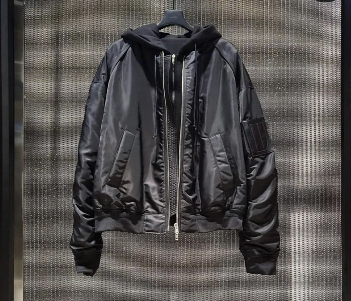 준지 후드 마원 MA-1 블랙 상품이미지2