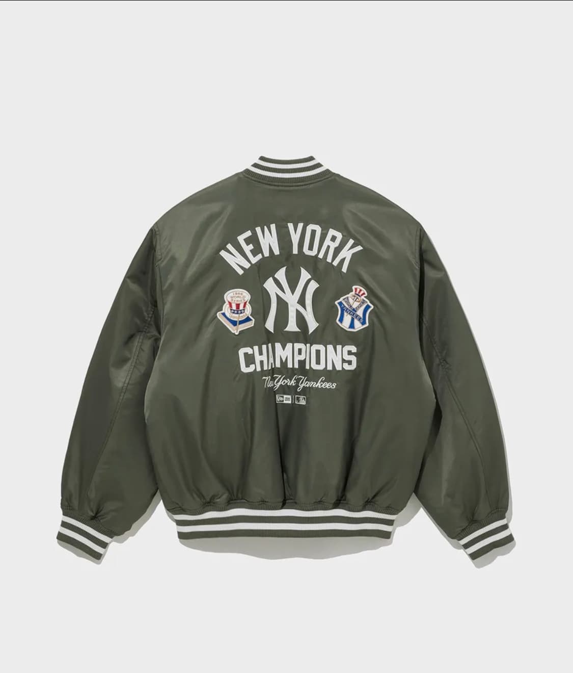 MLB 뉴욕 양키스 나일론 스타디움 재킷 세이지 그린 상품이미지2