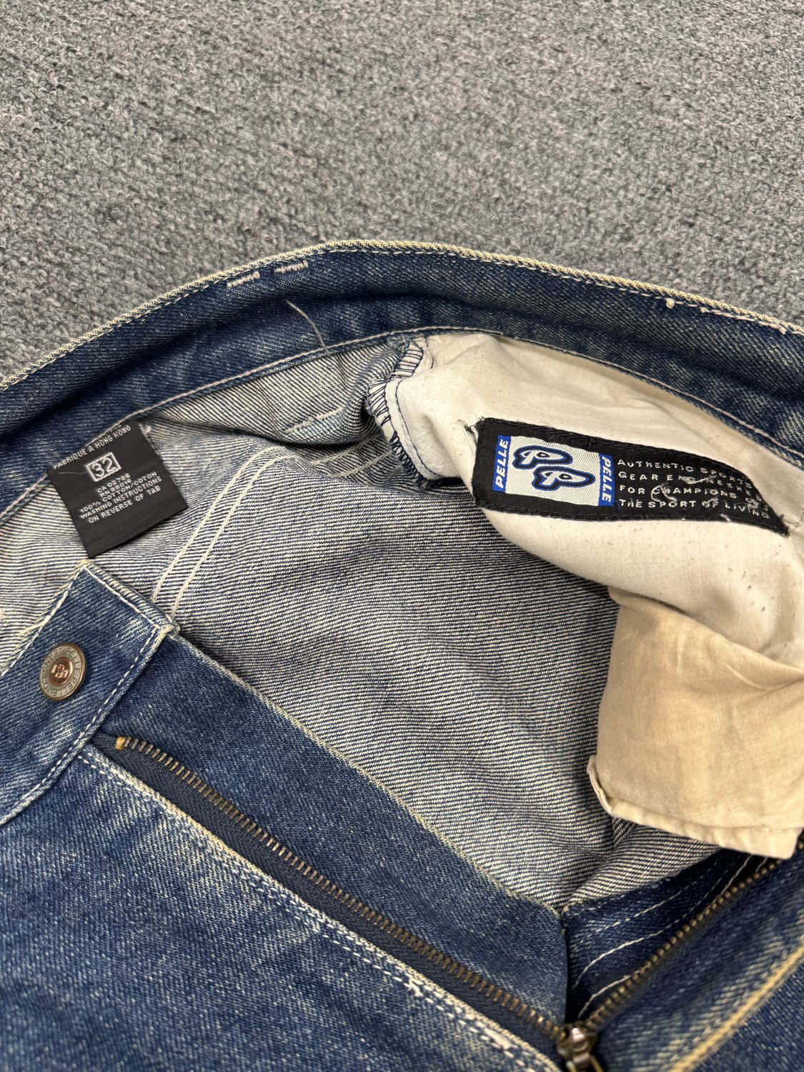 32) 펠레펠레 올드스쿨 빈티지 뒷포켓 자수 힙합팬츠 상품이미지4