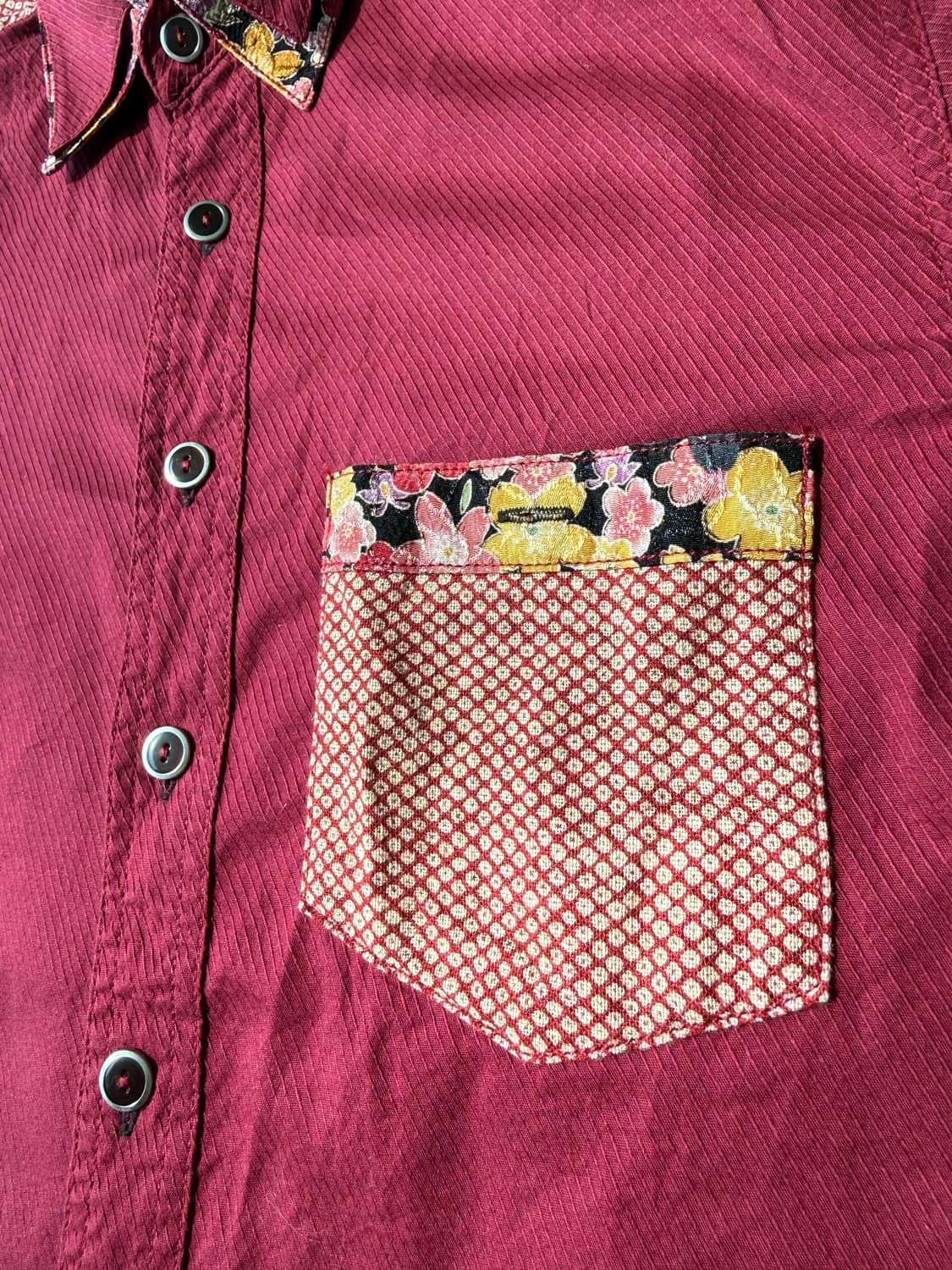 레드 자수 제페니즈 셔츠 상품이미지4