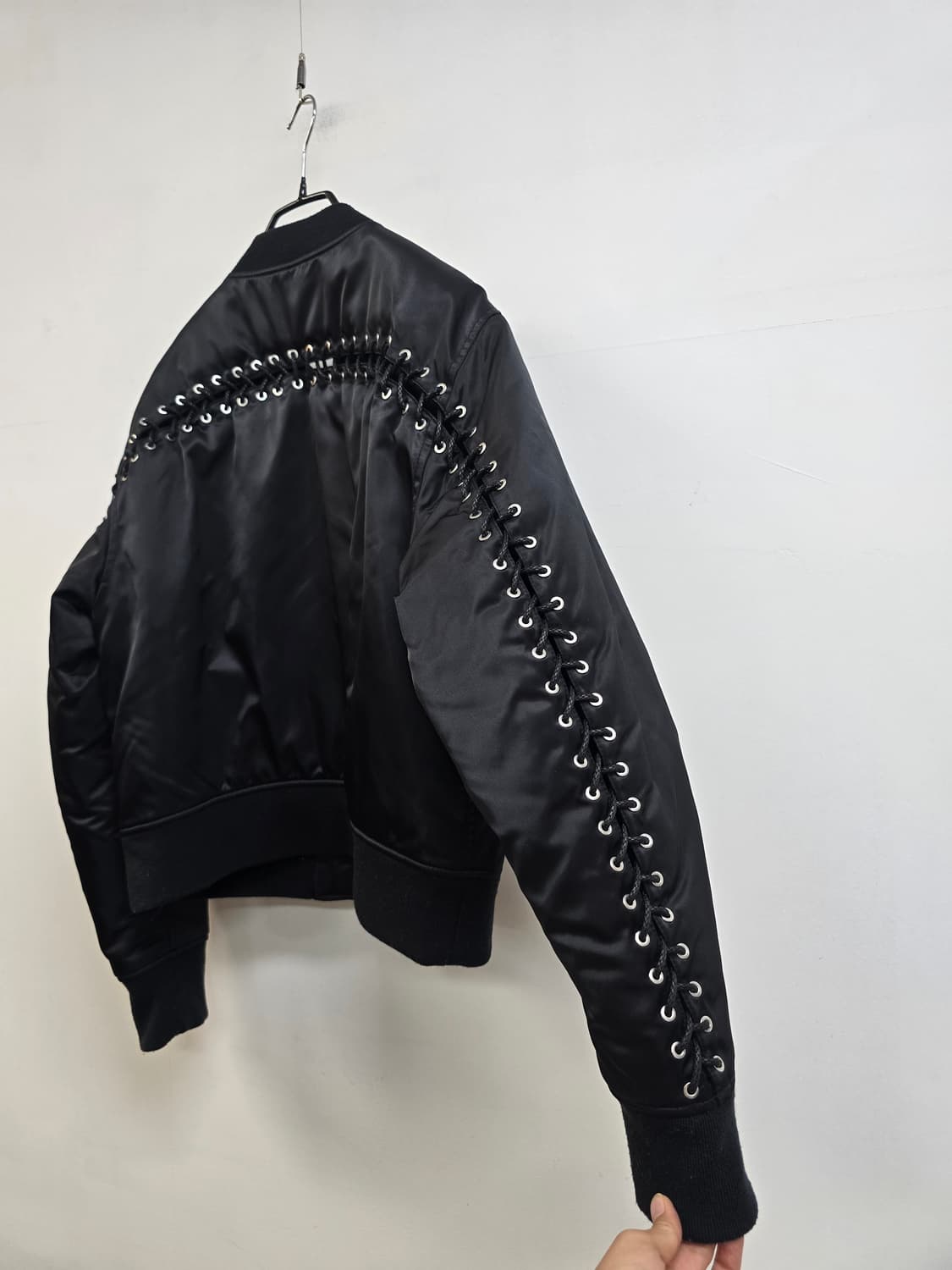 3.1필립림 레이스업 봄버 상품이미지8