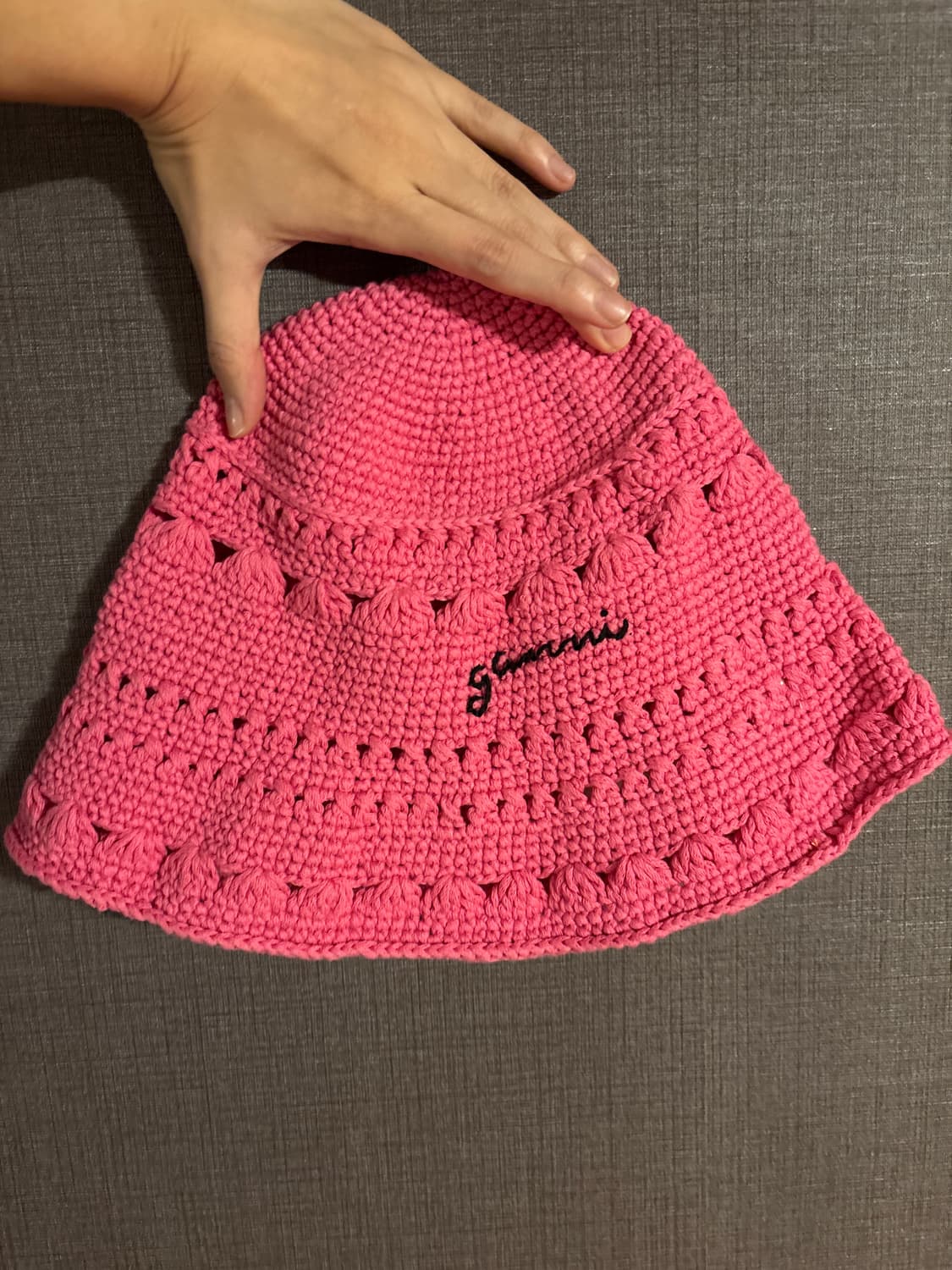 가니 크로쉐 버킷햇 상품이미지1