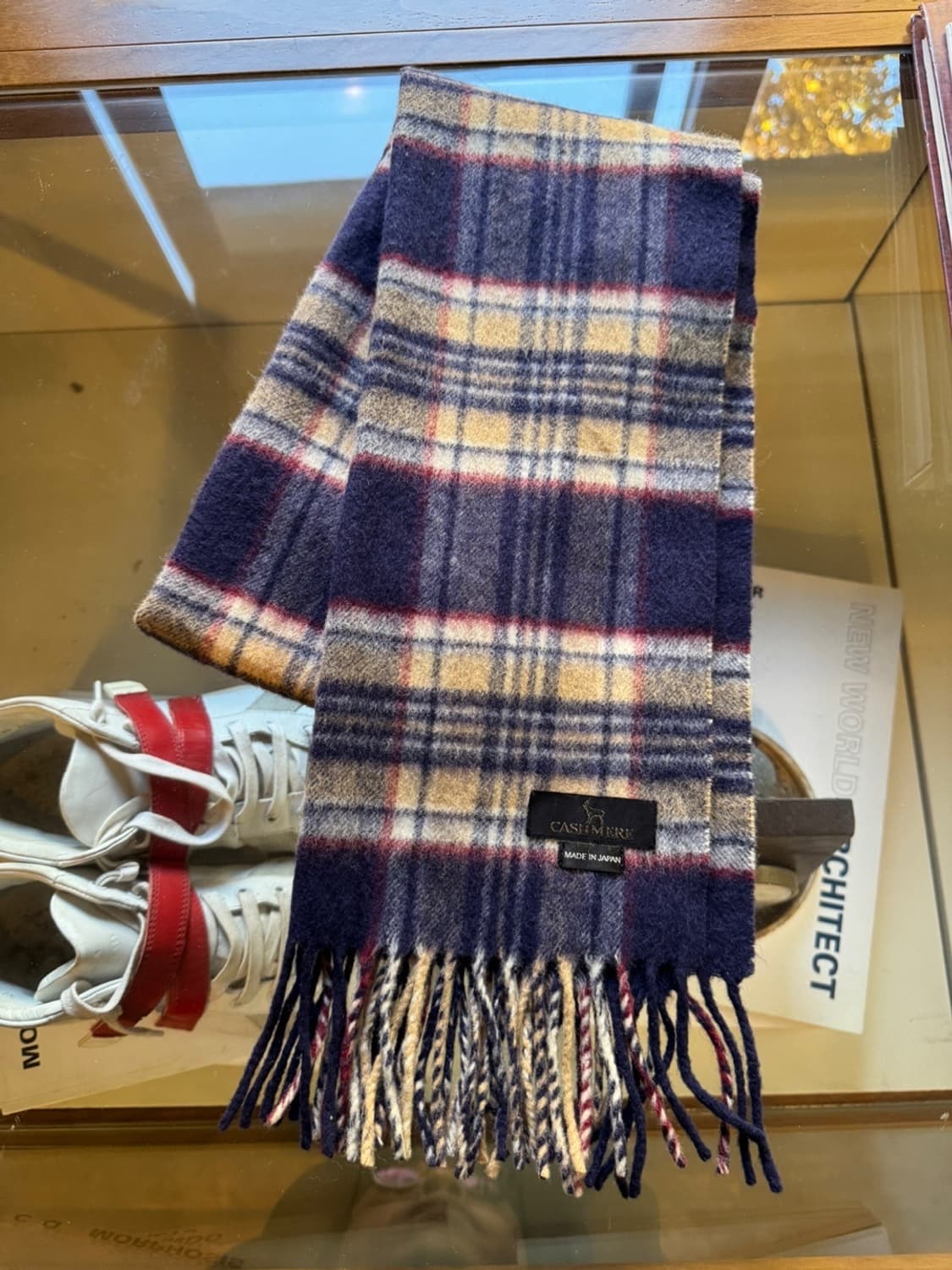 VTG 일본 캐시미어 머플러 상품이미지1
