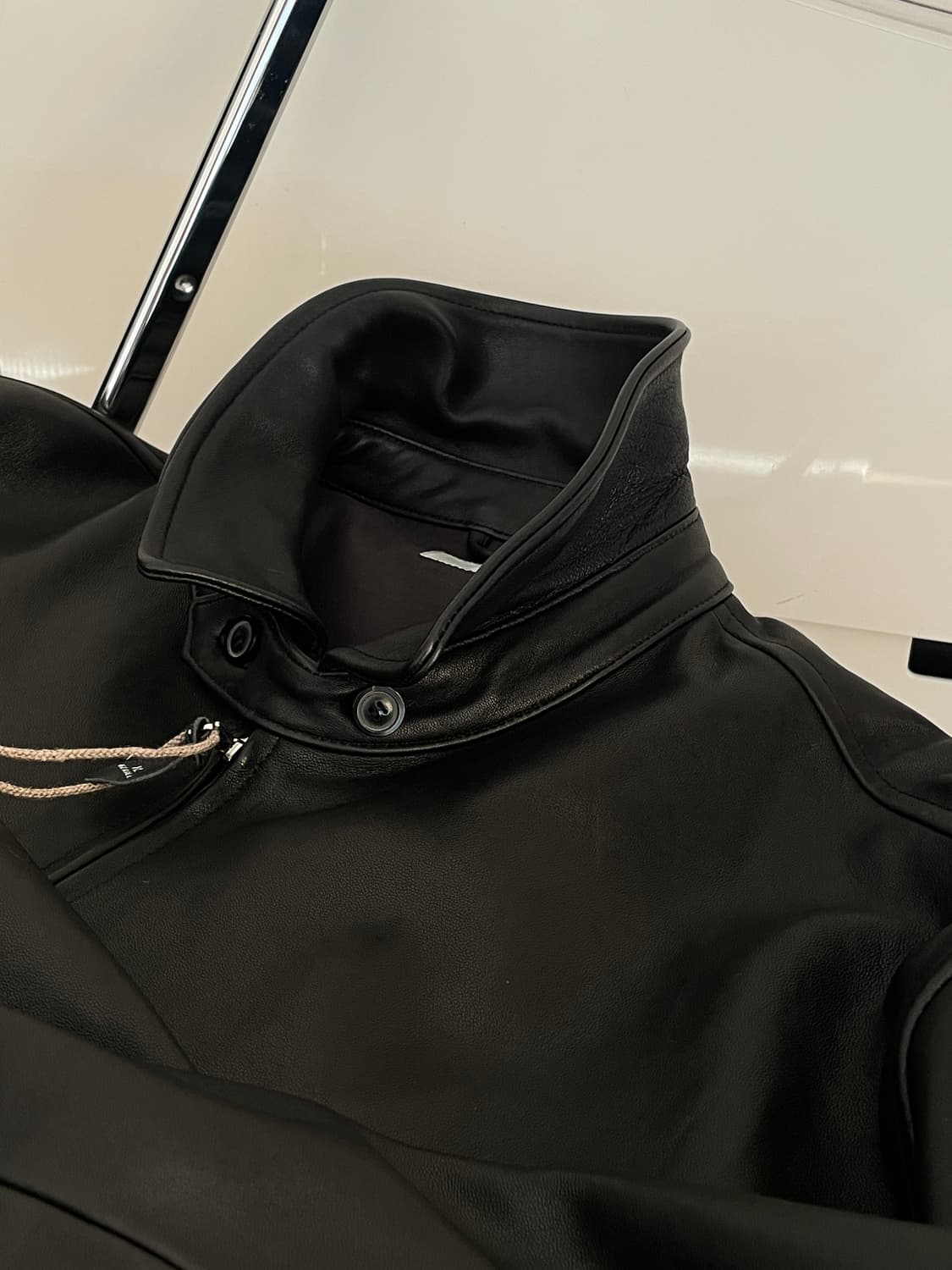 헤릴 24fw 램레더 자켓 블랙 1사이즈 상품이미지2