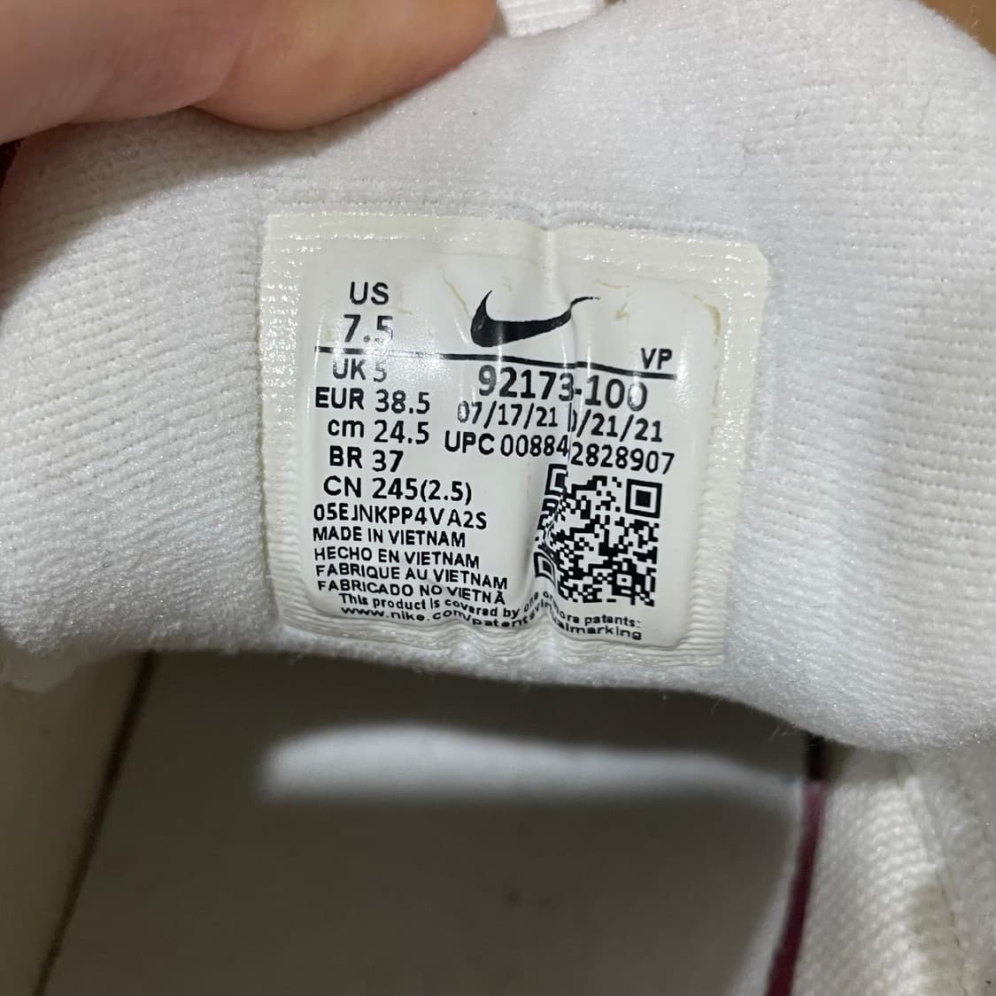 나이키 에어맥스 97 트리플 화이트 245 상품이미지9