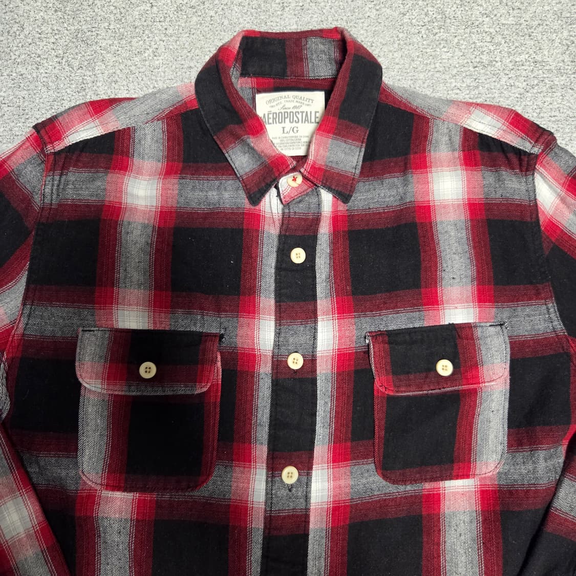 Aeropostale 플란넬 체크셔츠 L-XL(100-105) 상품이미지2