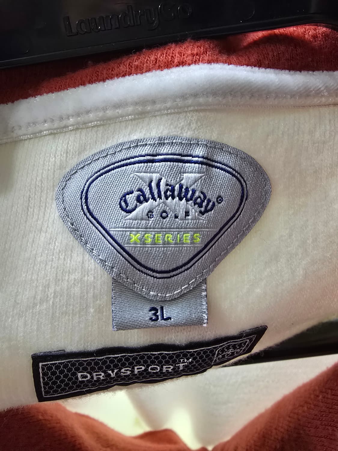 캘러웨이 골프 아이보리 하프넥 티셔츠 (1486) 상품이미지3