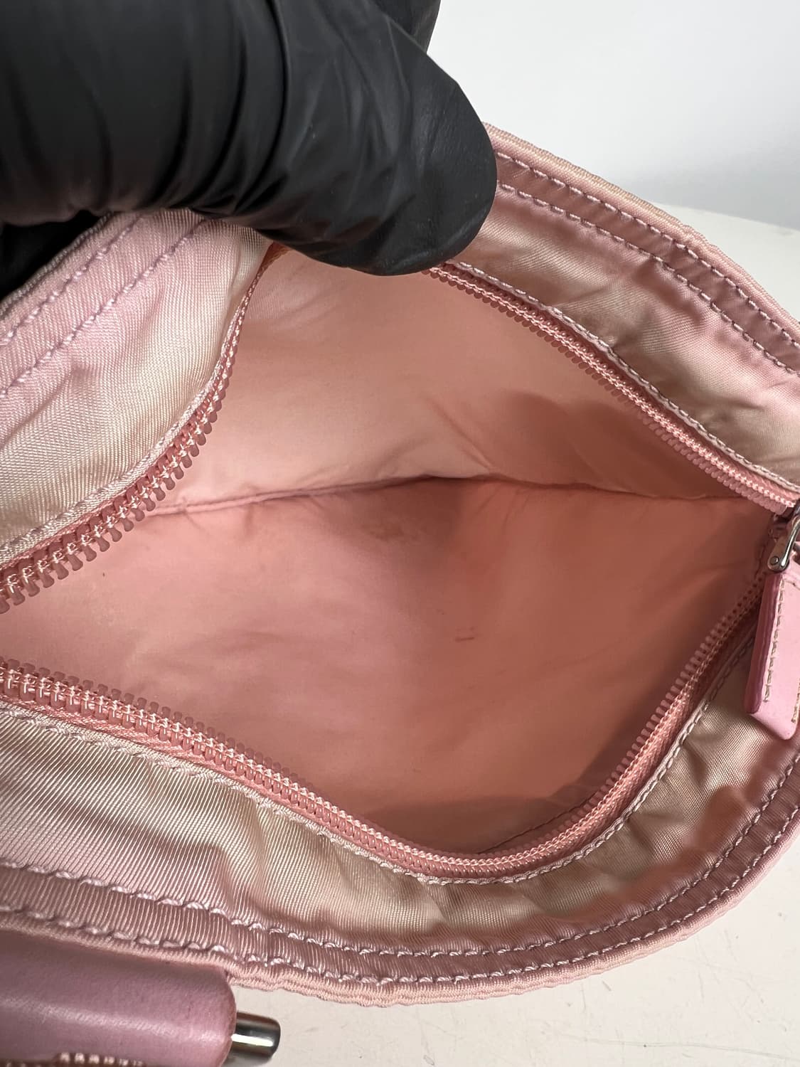 (빈티지) 프라다 베이비핑크 포코노 스퀘어 크로스백 상품이미지2