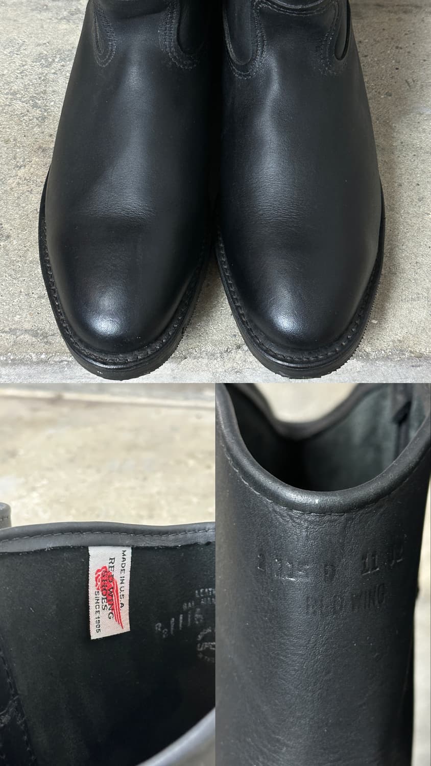90's OG USA Made 레드윙 1116 페코스 레드윙 웨스턴 부츠 상품이미지8