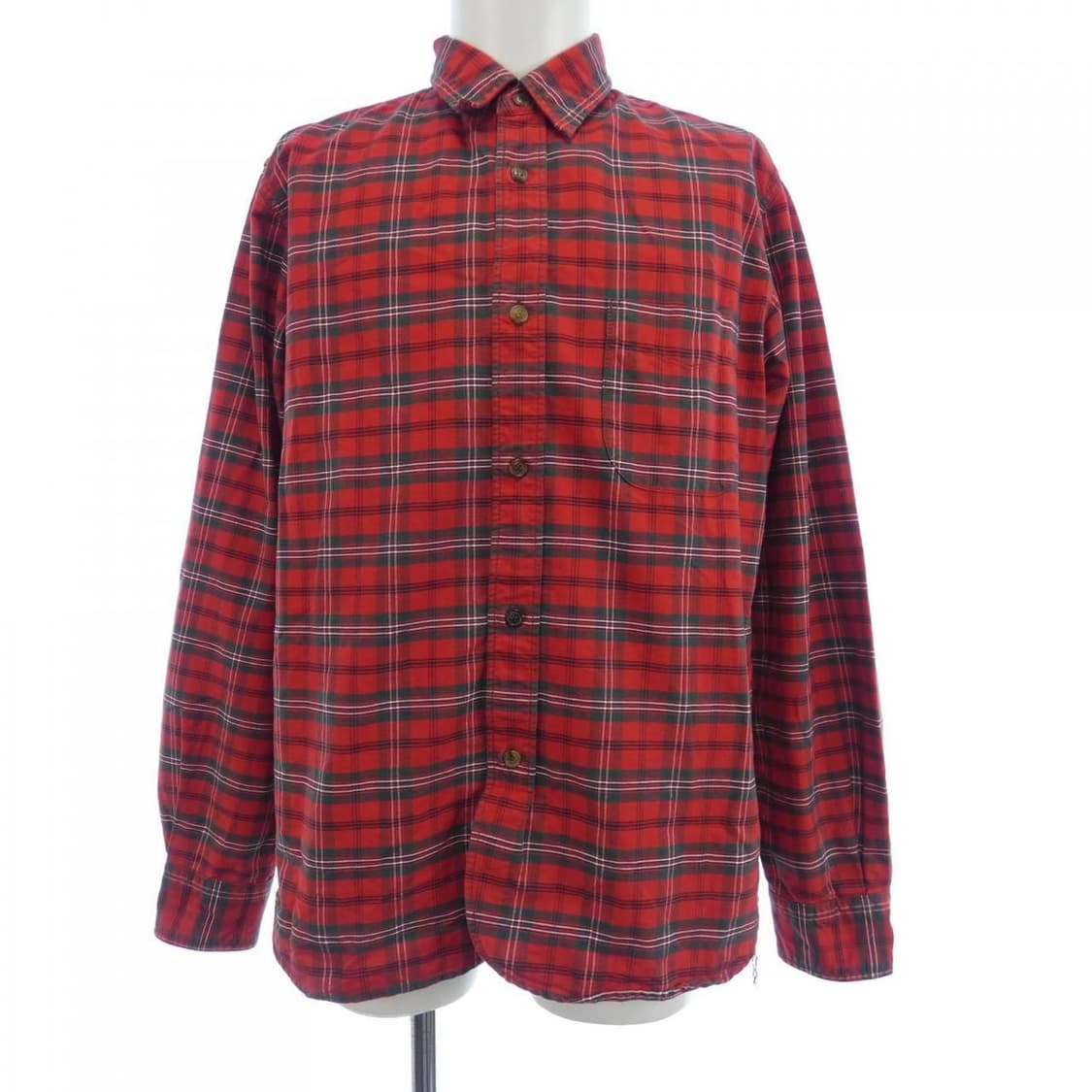 꼼데가르송 옴므 타탄 체크 플란넬 셔츠 상품이미지1