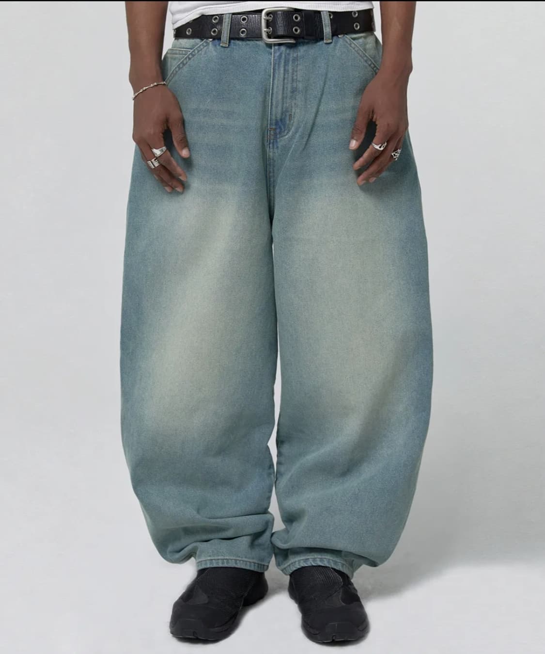 스웨이드 데님팬츠 상품이미지2