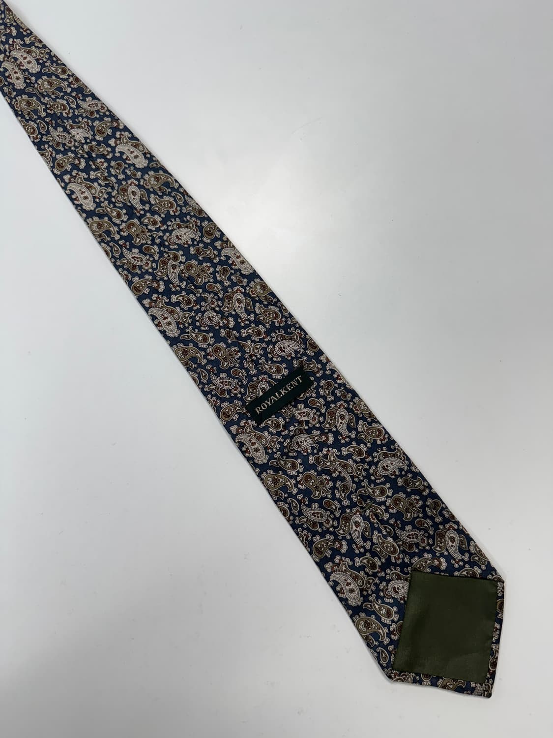 페이즐리 패턴 실크 넥타이 8.7cm 상품이미지3