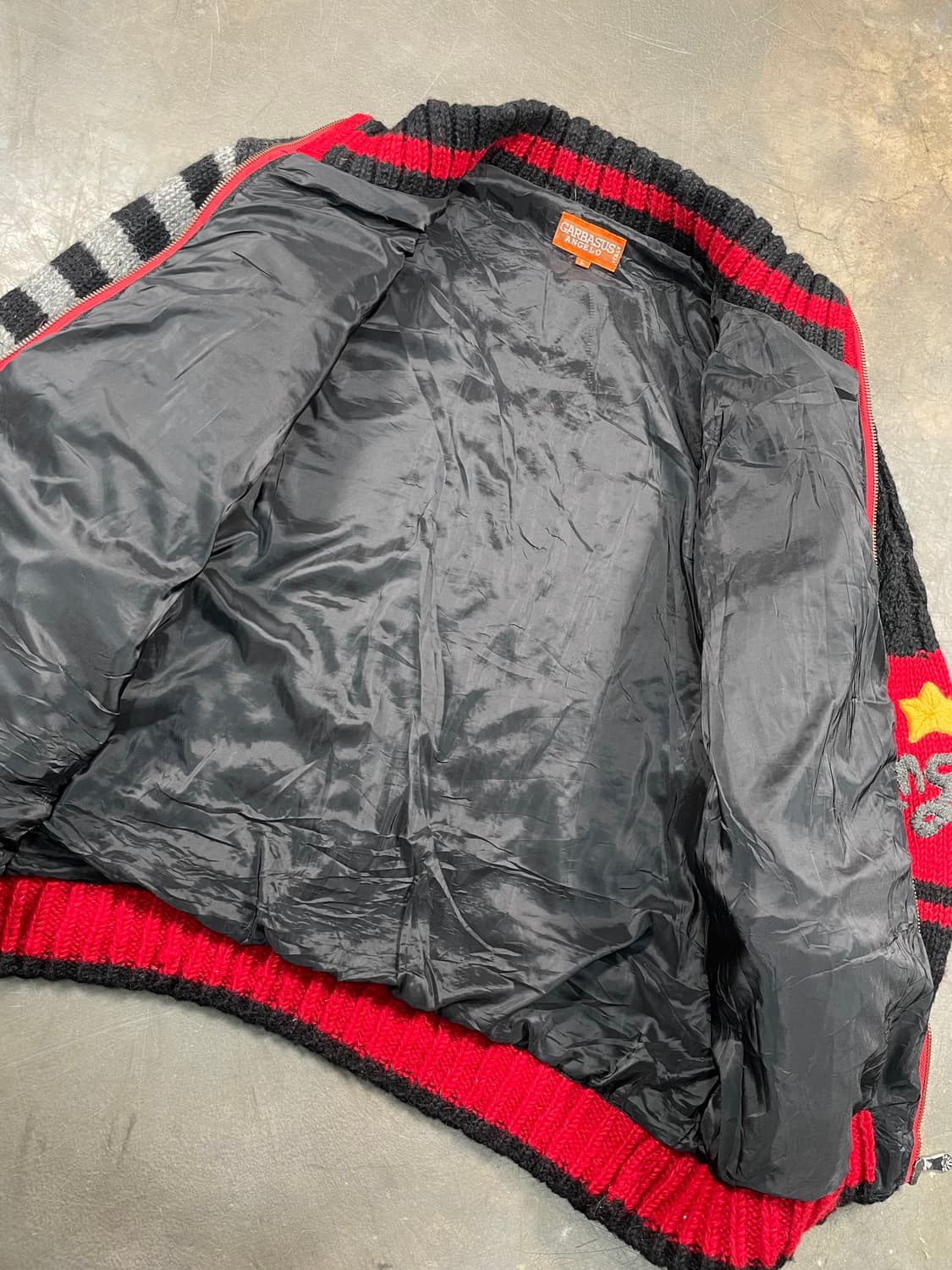  빈티지 울 니트 집업 상품이미지3