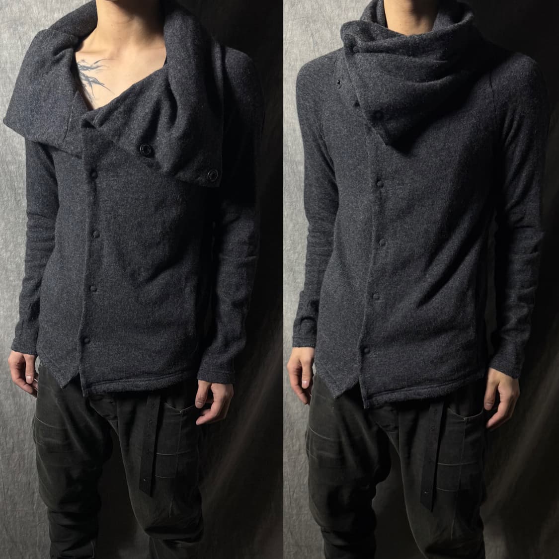 The Viridi Anne Asymmetric Cadigan 상품이미지1