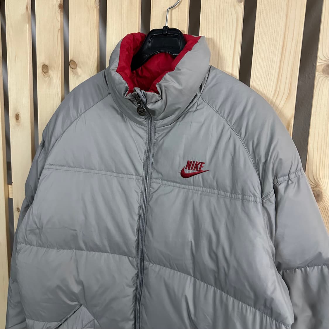 (M) 나이키 00s 리버시블 그레이 패딩 상품이미지3