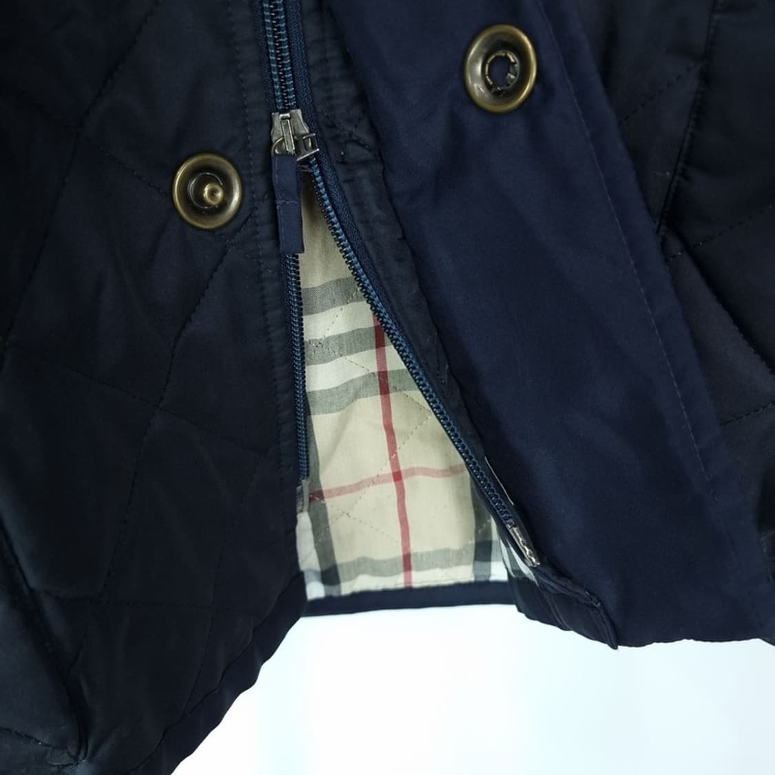 [버버리] 빈티지 퀄티드 퀄팅 자켓 네이비 P01341 상품이미지6