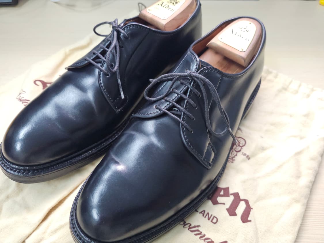 알든 9901 블랙 코도반 더비 8D 사이즈 상품이미지7