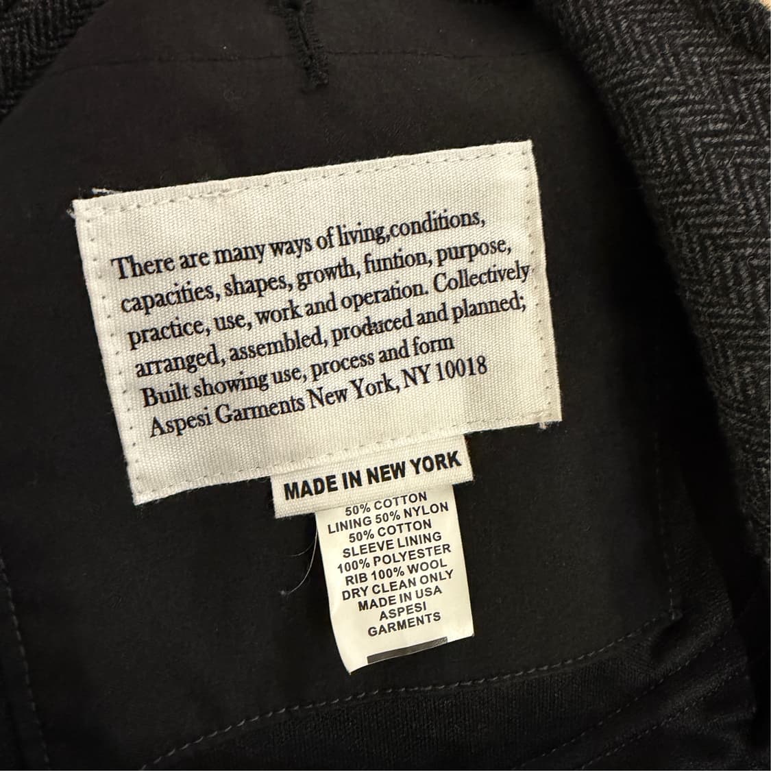 [L] A.blue garments 헤링본 자켓 상품이미지9