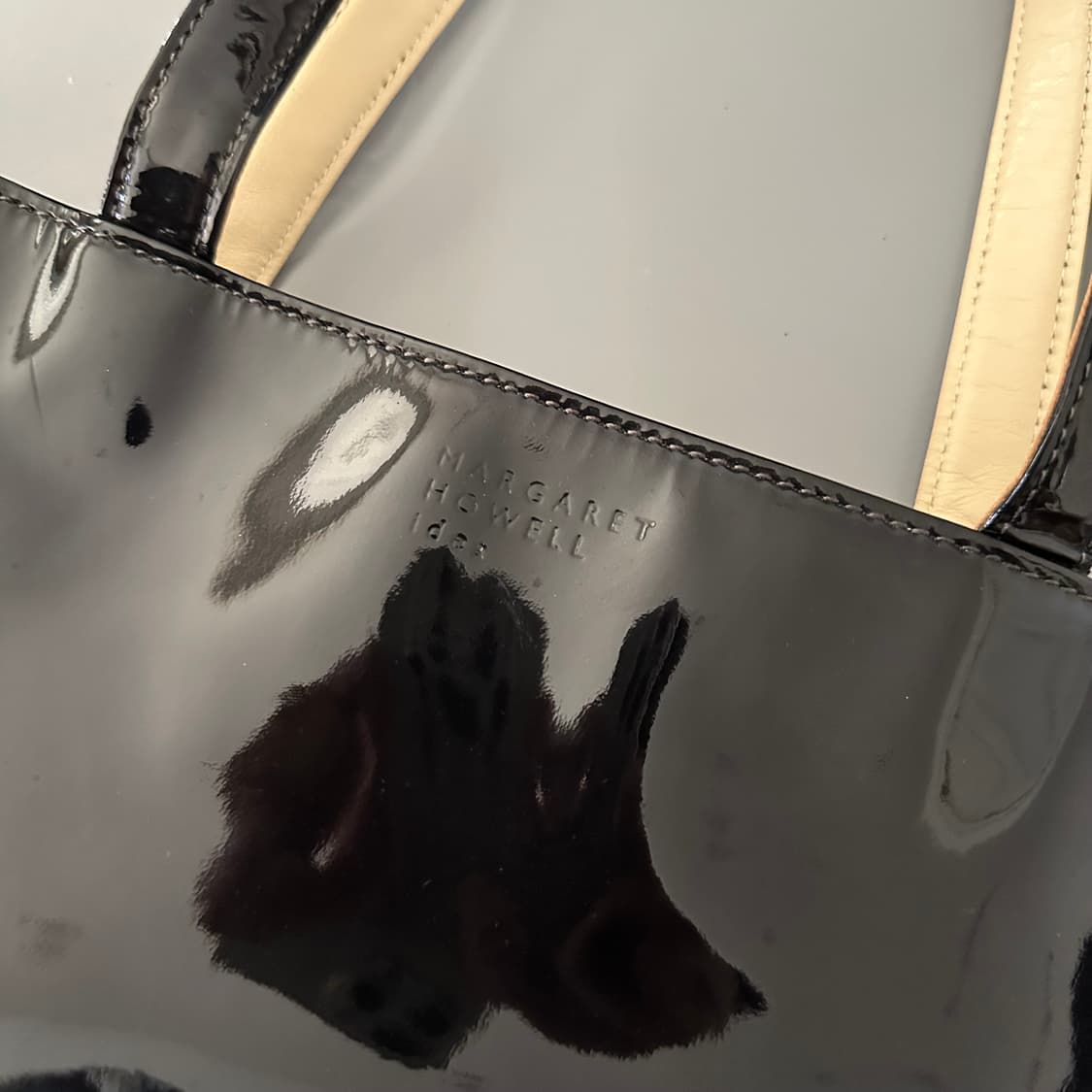 마가렛호웰 margaret howell 에나멜 토트백 상품이미지2