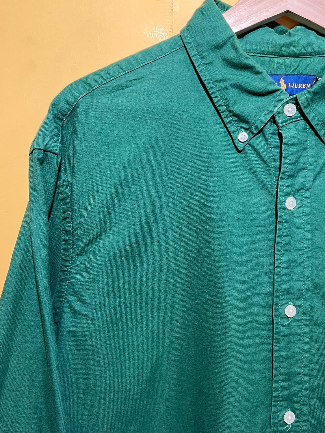 [XL] 폴로 랄프로렌 클래식 핏 그린 셔츠 상품이미지3