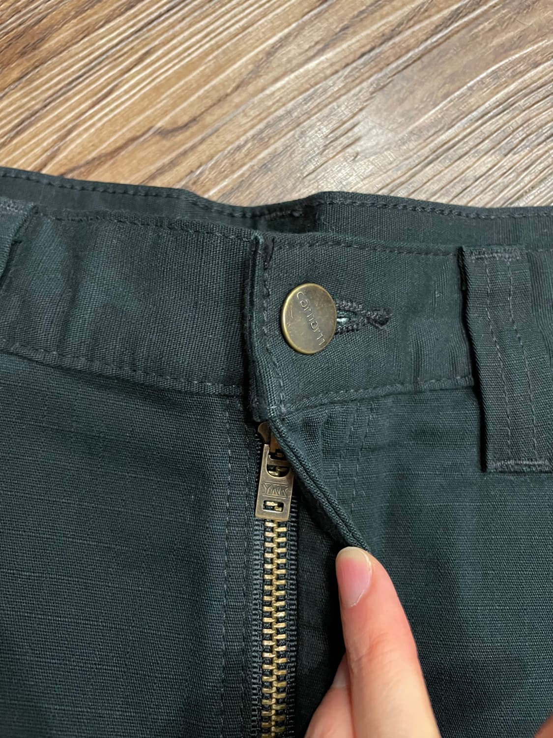 칼하트 립스탑 카고 워크 쇼츠 블랙 B357 상품이미지7