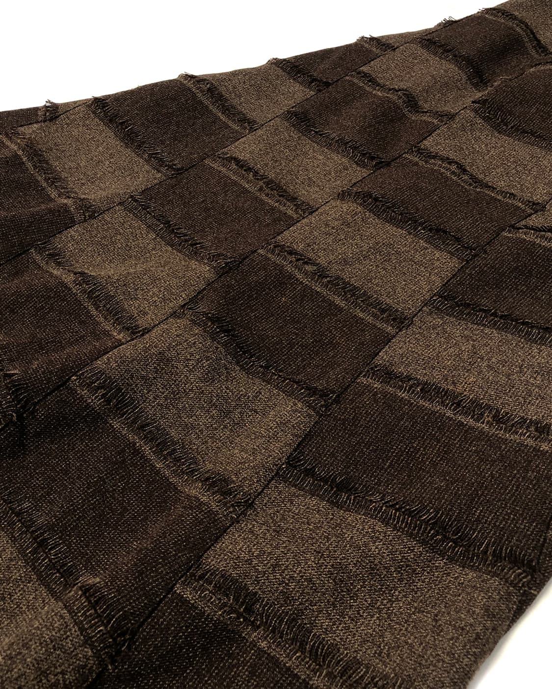 vintage 브라운 체크 롱 스커트  상품이미지5