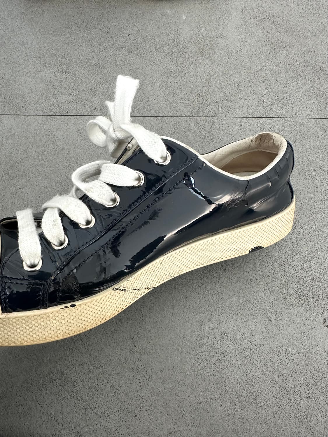 프라다 스포츠 2000s 페이던트 블루 스니커즈 상품이미지7