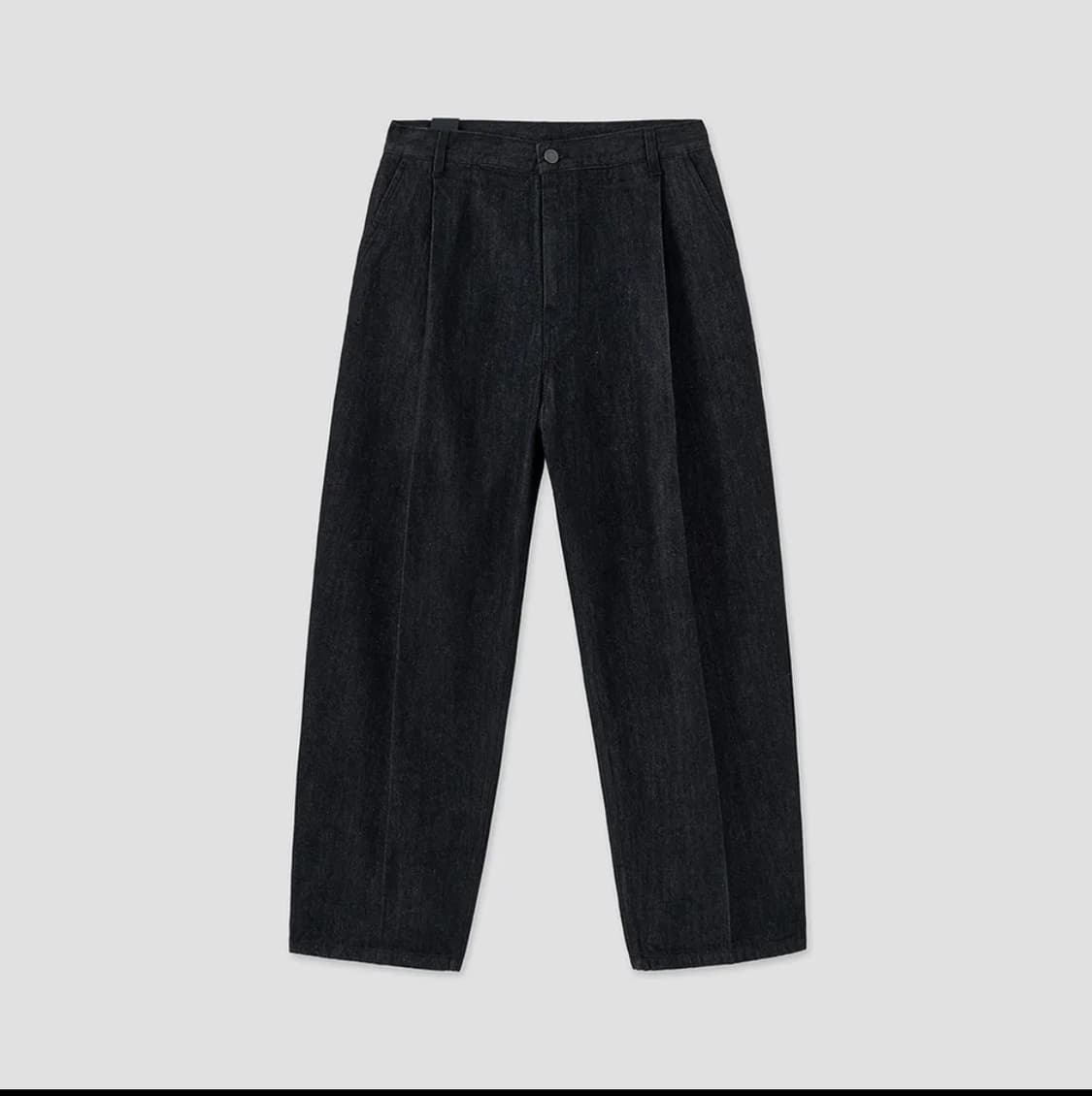 노이어 와이드 데님 팬츠 48(블랙) 상품이미지1