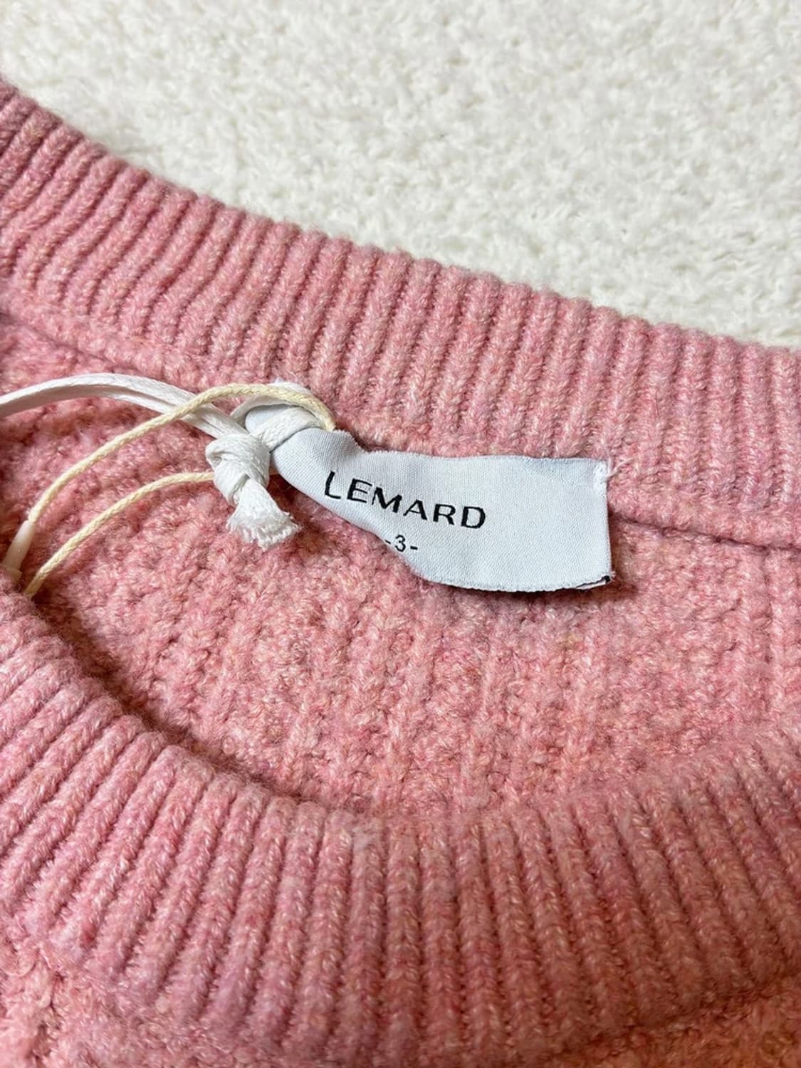 르마드 LEMARD 미니멀 패턴 믹스 니트 PN6303 상품이미지4