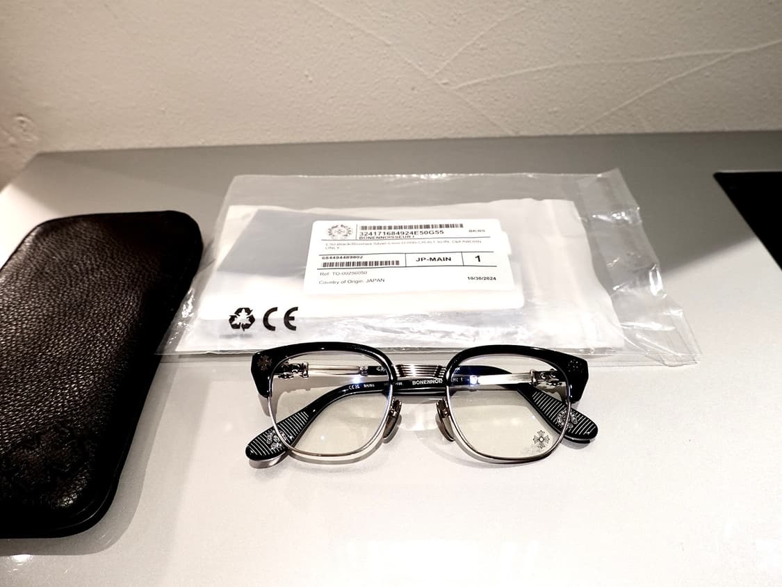 크롬하츠 보넨노이슈어1 블랙/실버 안경 상품이미지2